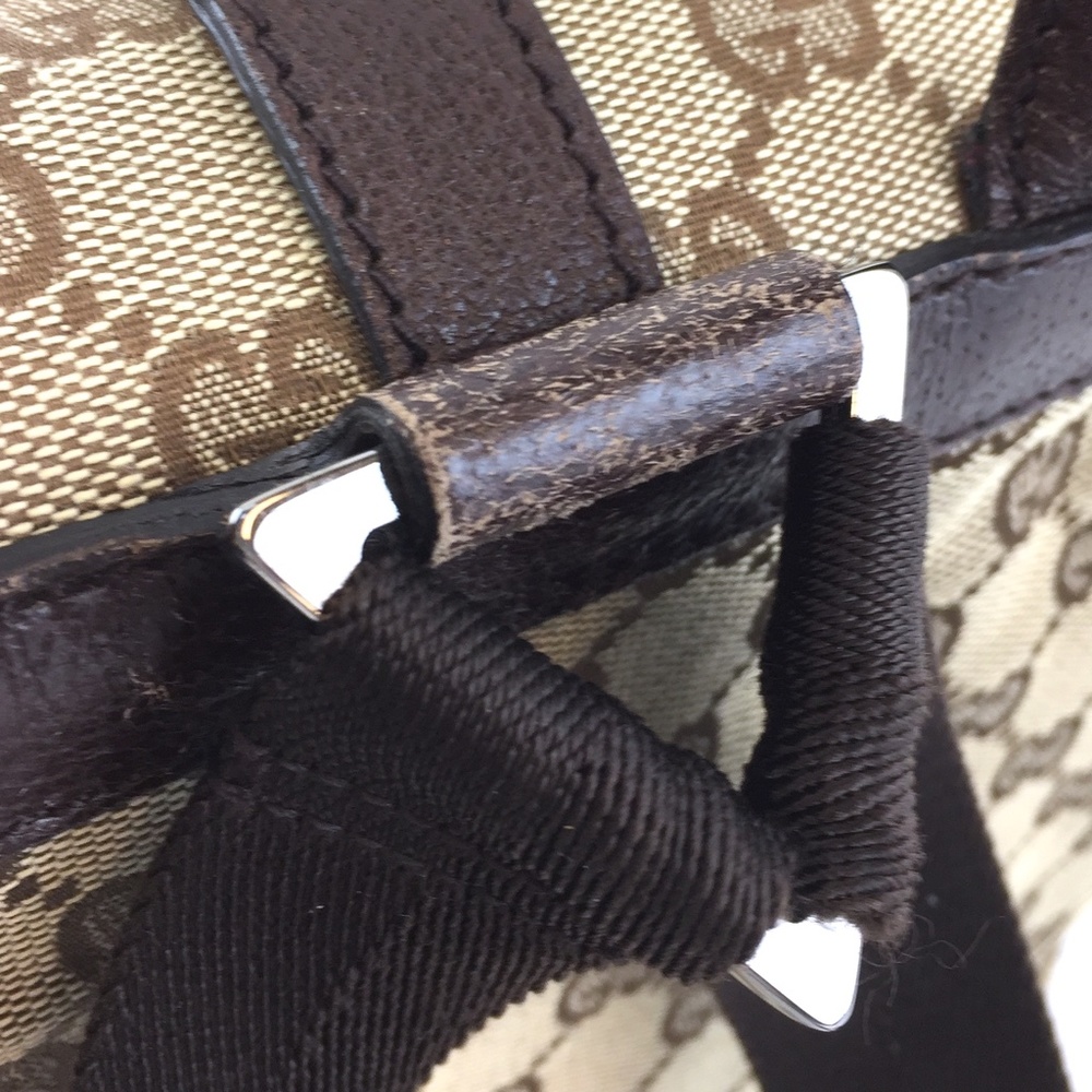 Jackie Gg Logo Guccissima Leather Backpack - Picture 5 of 15